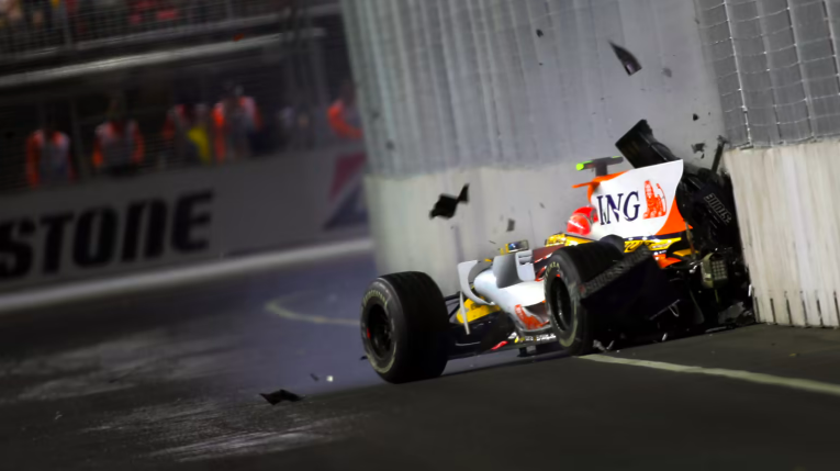 Nelson Piquet jr a jeho havária v Singapure (2008)