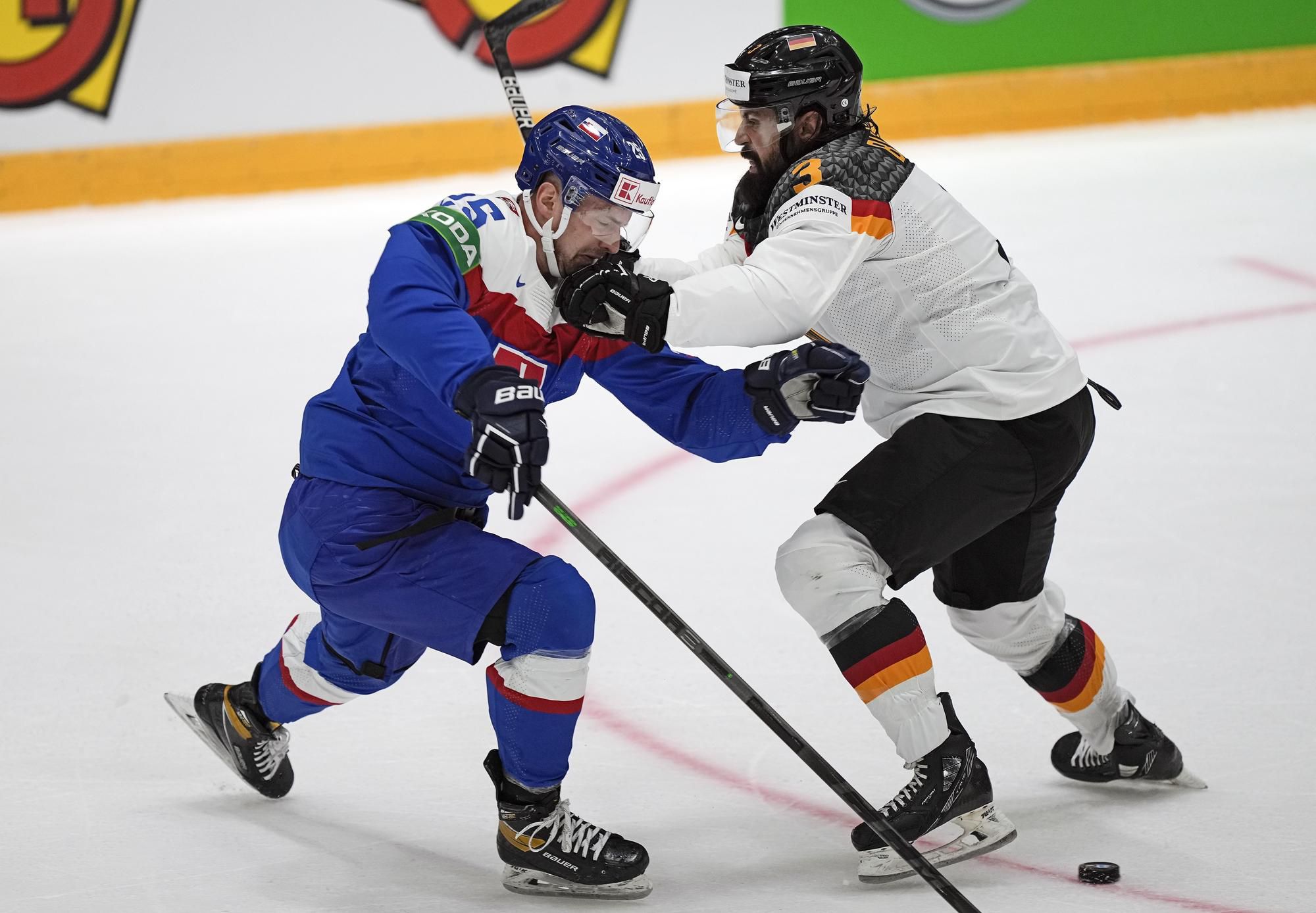 MS v hokeji 2022: Slovensko - Nemecko (Alex Tamáši a Dominik Bittner)