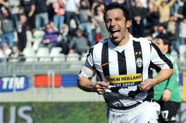 Del piero alessandro juventus 300 golov