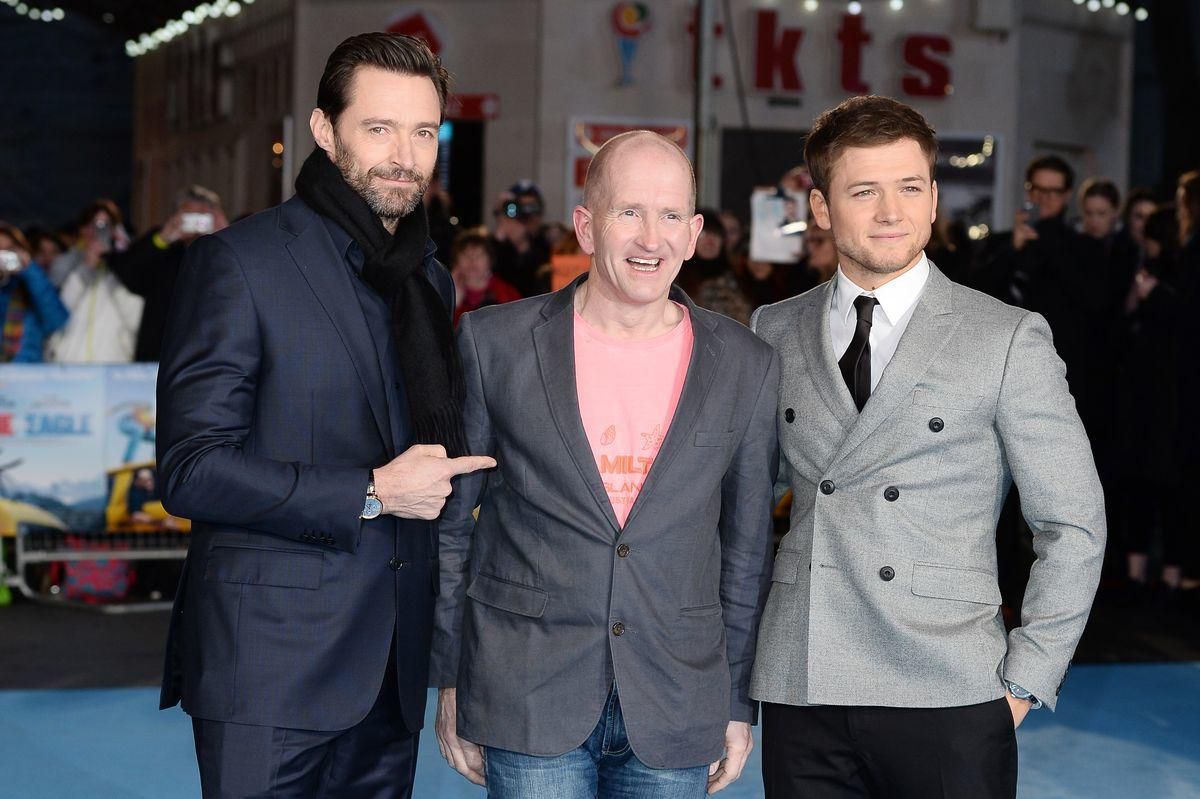 Eddie Edwards Hugh Jackman Taron Egerton Getty Images