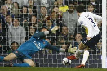 Bale tottenham vs almunia arsenal gol