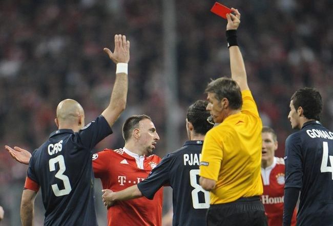 Ribery franck bayern cervena rosetti lyon april 2010