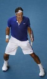 Federer roger australian open ilustracna foto