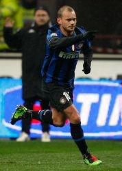Sneijder wesley inter milano druhy gol 2010
