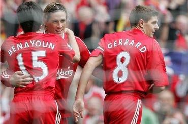 Benayoun torres gerrard liverpool siet