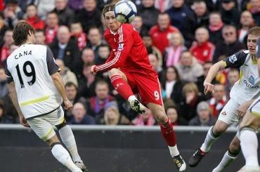 Liverpool torres strela sunderland marec 2010