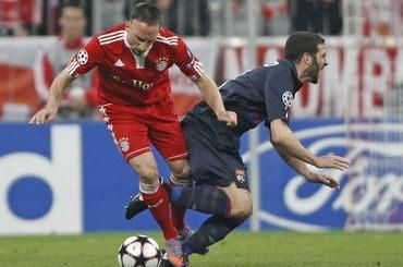 Bayern ribery lyon lisandro april 2010