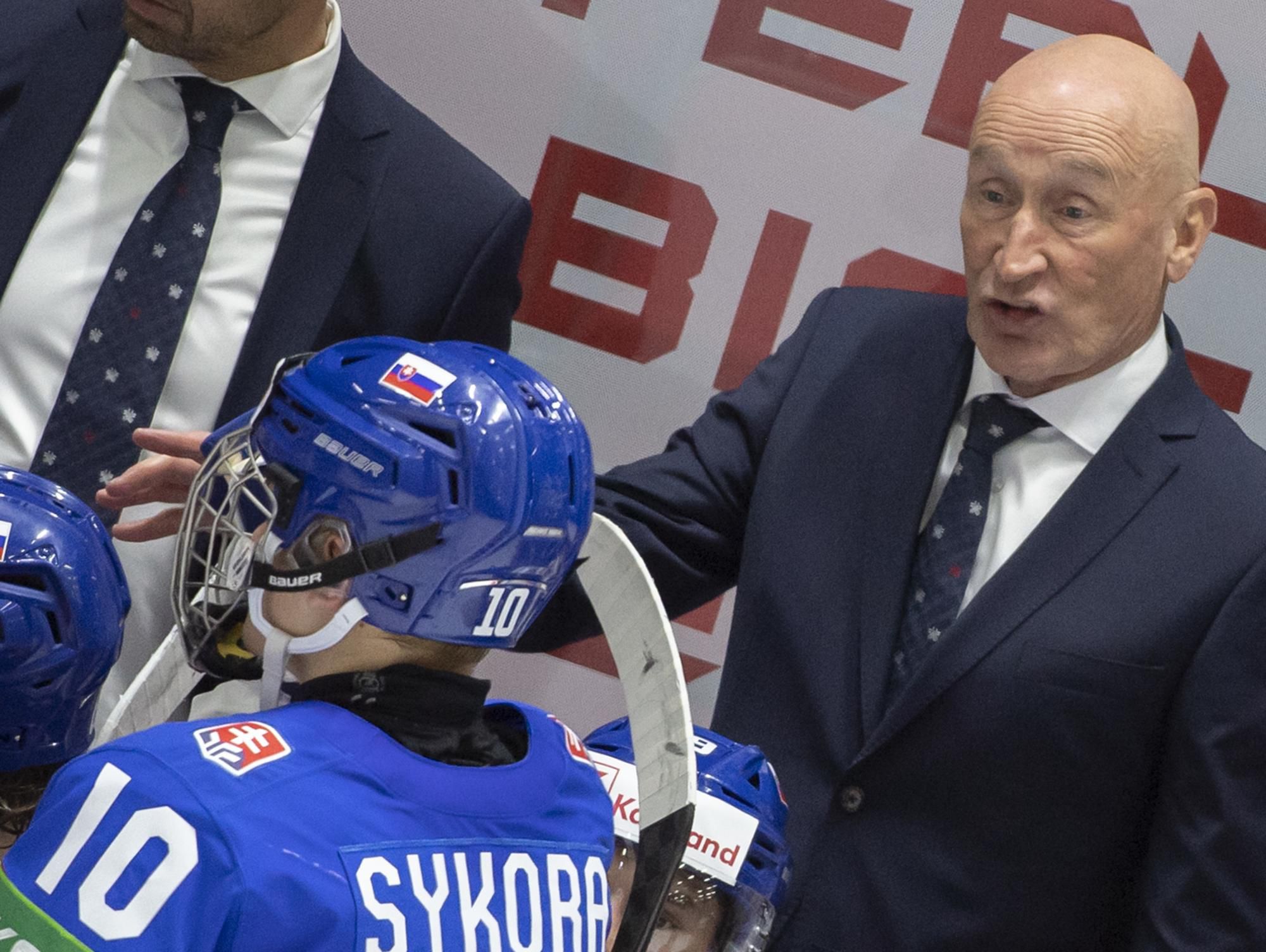 MS v hokeji 2022: Taliansko - Slovensko (Adam Sýkora, tréner Craig Ramsay)