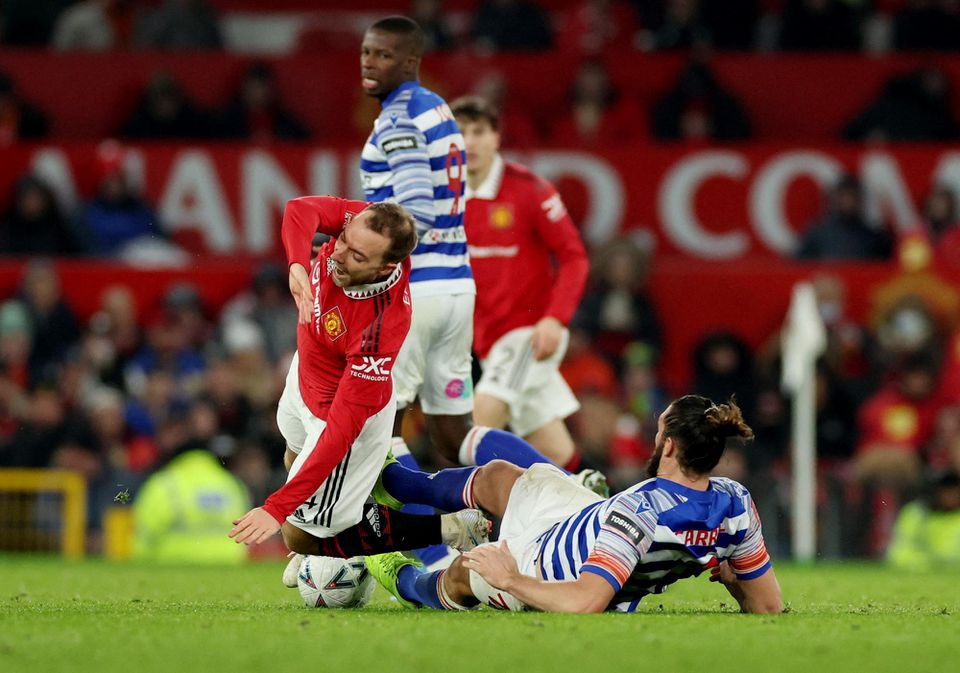 Christian Eriksen (Manchester United - Andy Carroll (Reading)
