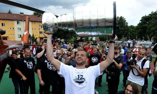 Marián Gáborík priniesol Stanley Cup do rodného Trenčína