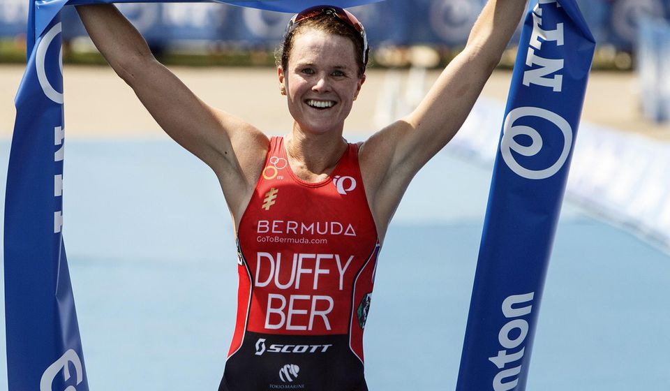 Triatlonistka Flora Duffyová.