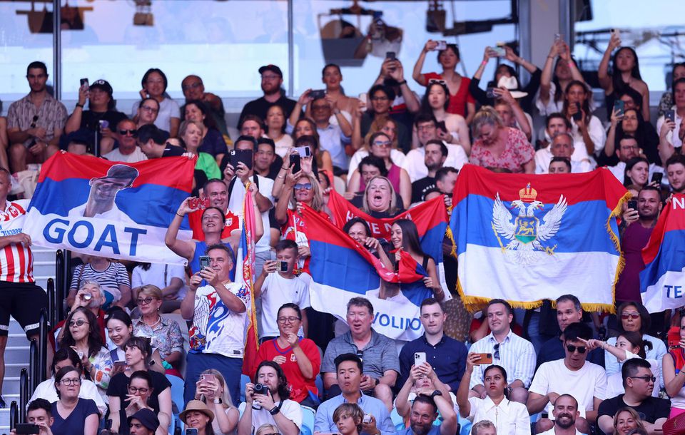 Srbskí fanúšikovia na Australian Open