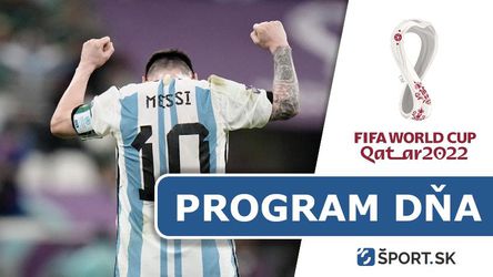 MS vo futbale 2022: Program dňa - sobota 3. decembra - osemfinále odštartujú Holandsko a Argentína