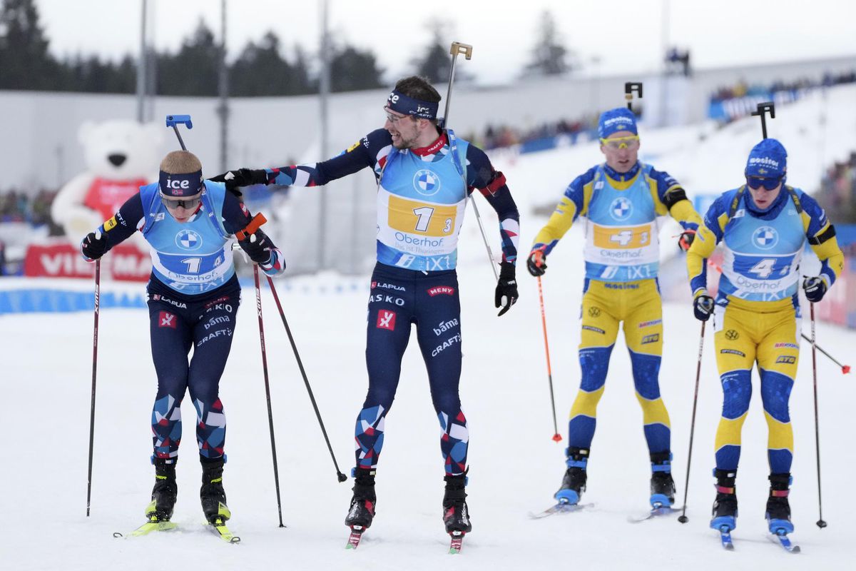 Championnat du monde de biathlon : relais hommes / résultats