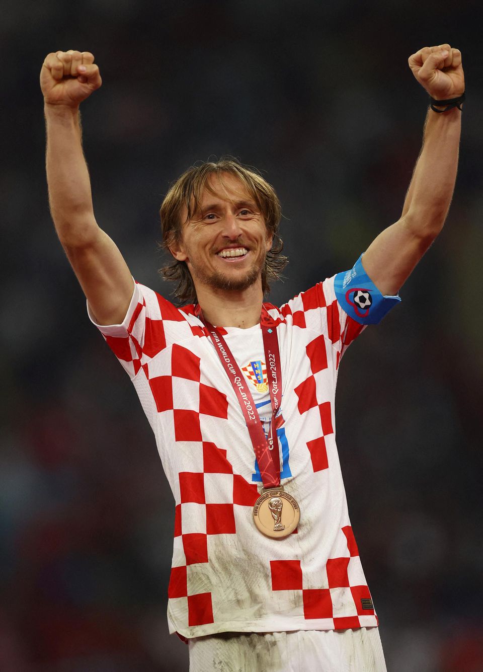 Kapitán chorvátskeho futbalového tímu Luka Modrič.