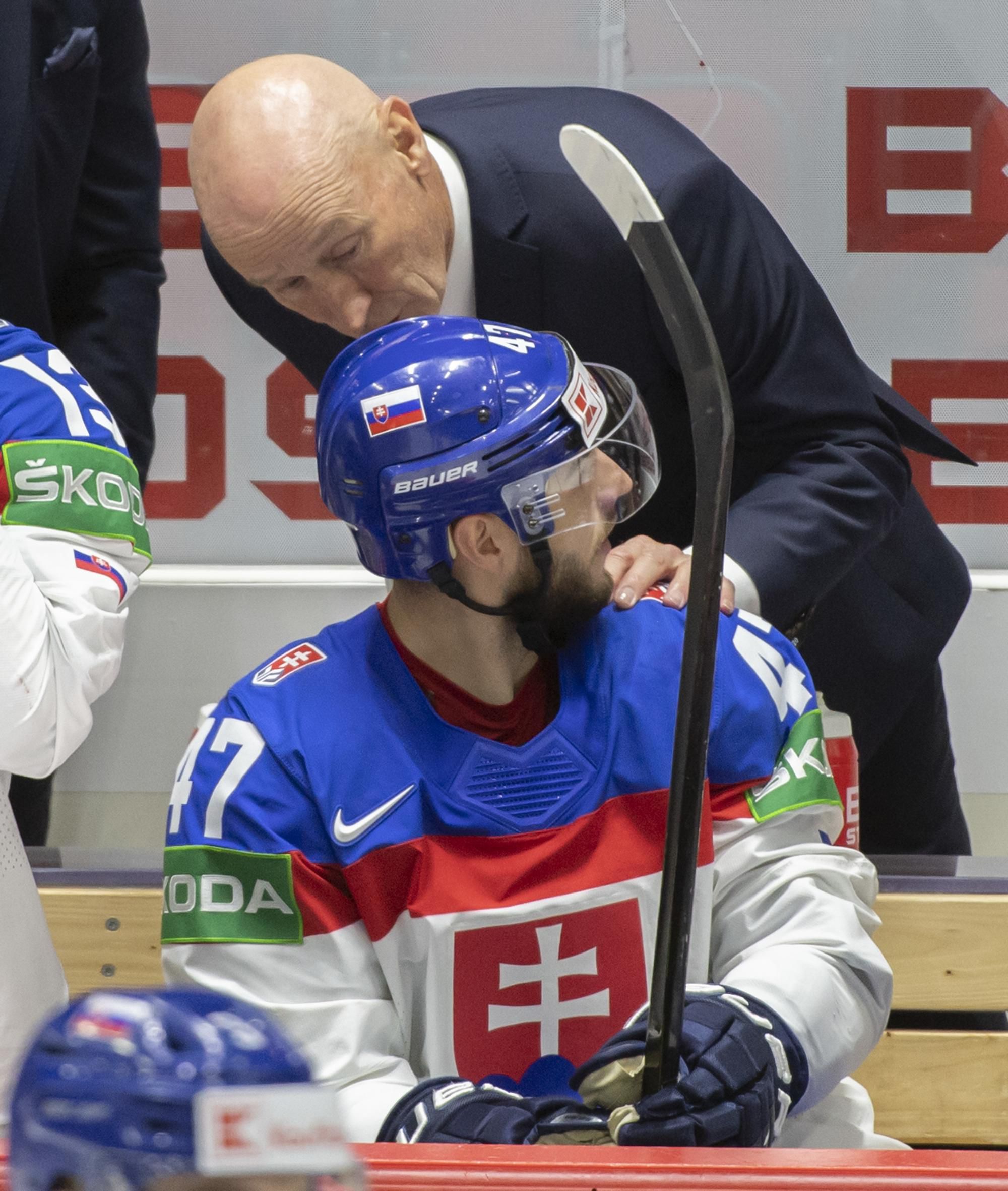MS v hokeji 2022: Švajčiarsko - Slovensko (Craig Ramsay a Mário Lunter)