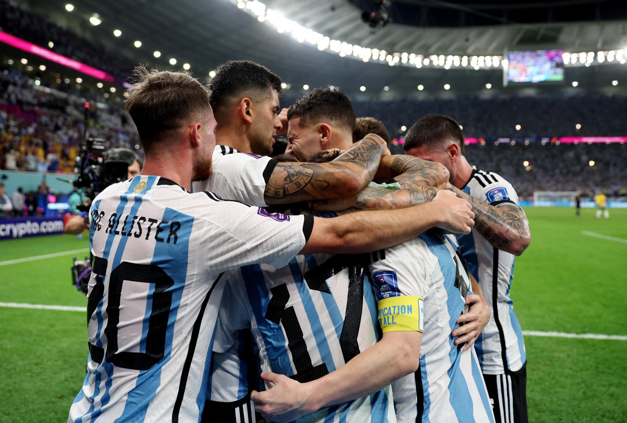 MS vo futbale 2022: Argentína - Austrália