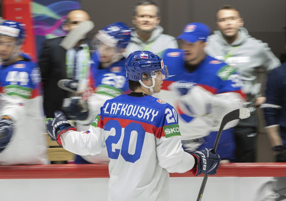 MS v hokeji 2022: Kazachstan - Slovensko (Juraj Slafkovský)