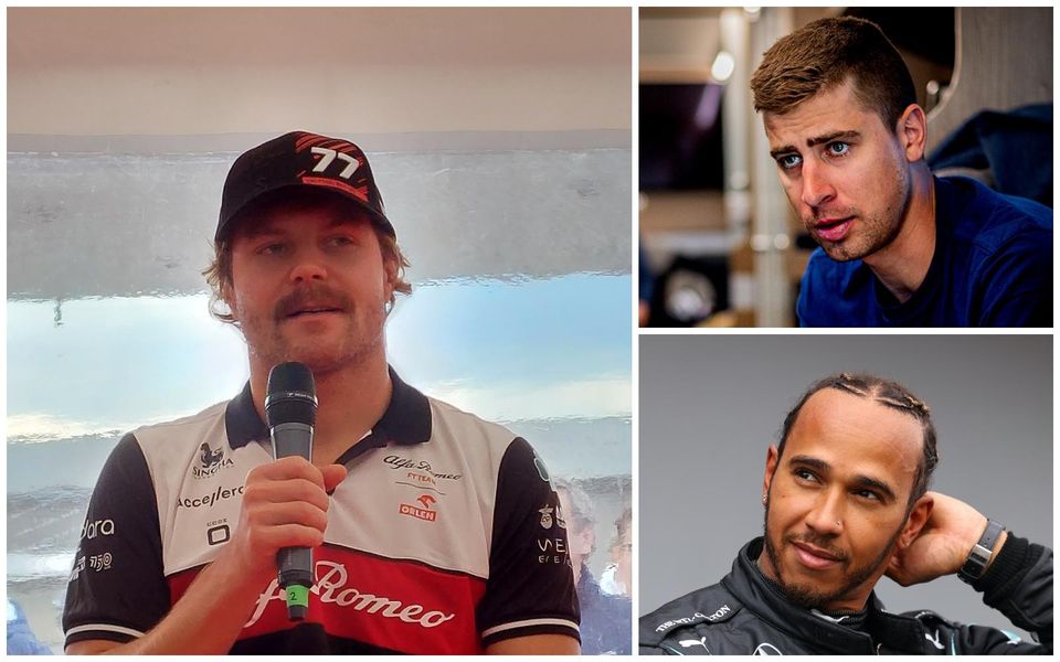 Valtteri Bottas, Peter Sagan a Lewis Hamilton