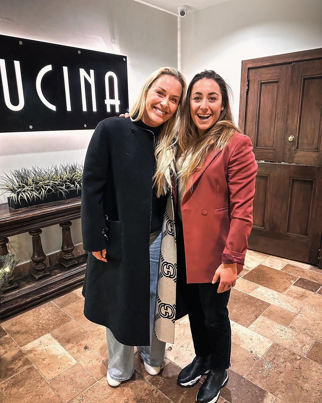 Lindsey Vonn a Sofia Goggia