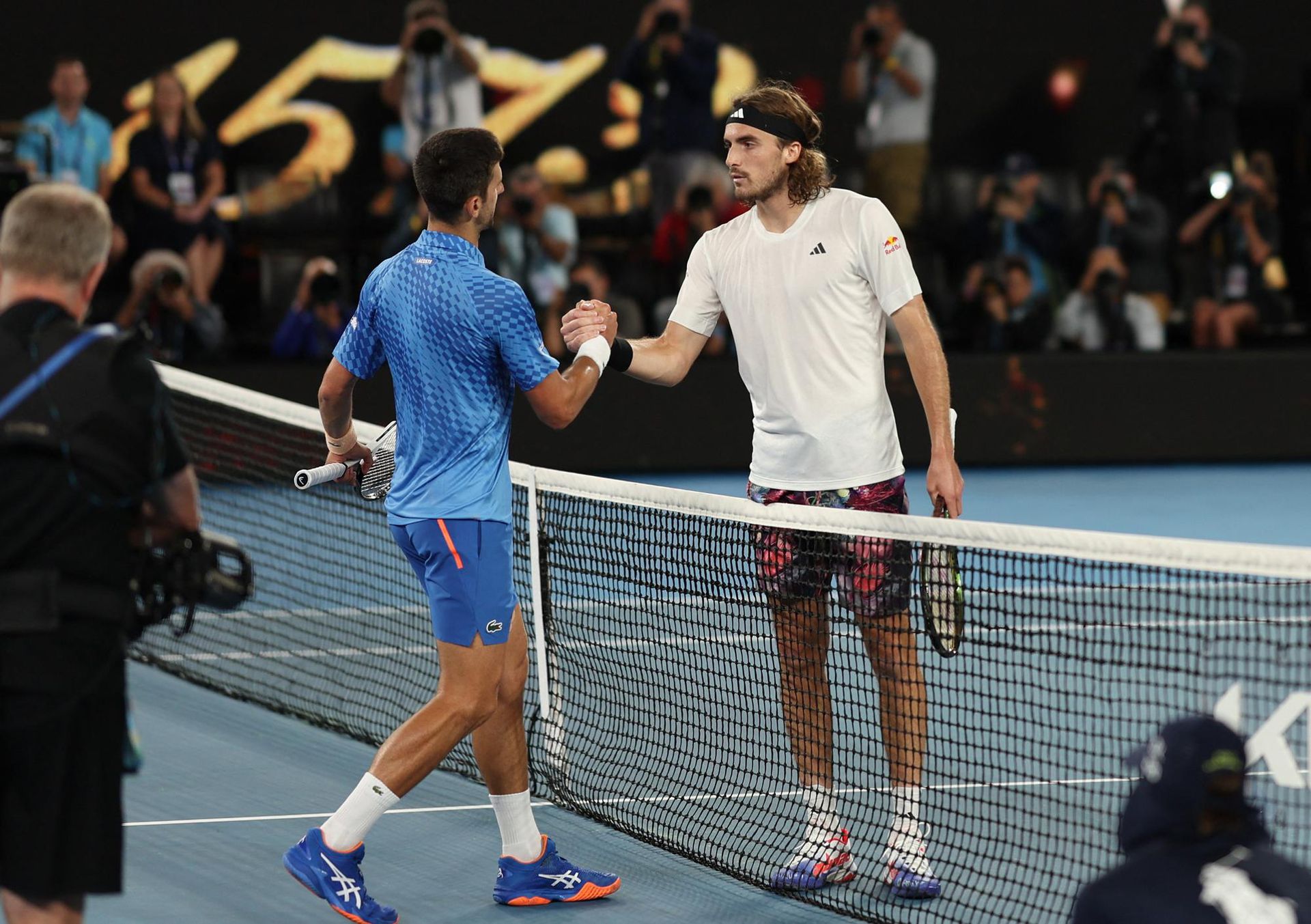 Stefanos Tsitsipas - Novak Djokovič Zdroj: reuters