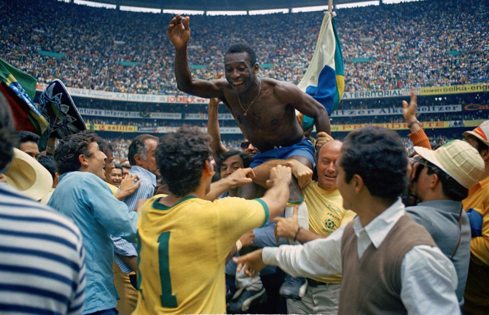 Brazílska futbalová hviezda Pelé.