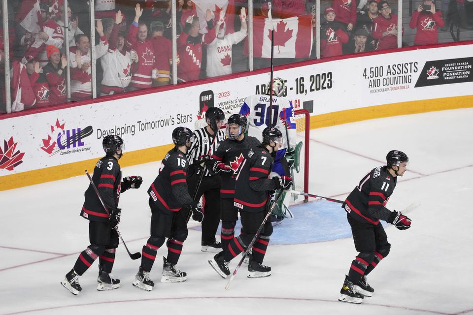 MS v hokeji do 20 rokov: Kanada - Slovensko (štvrťfinále)