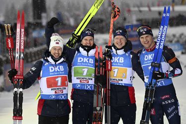 Svetový pohár: Nórski biatlonisti triumfovali v štafete, takmer premrhali veľký náskok