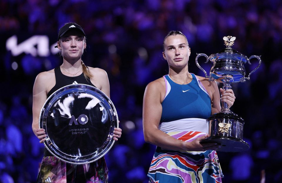 Jelena Rybakinová - Arina Sobolenková (finále Australian Open)