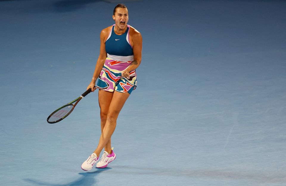Jelena Rybakinová - Arina Sobolenková (finále Australian Open)