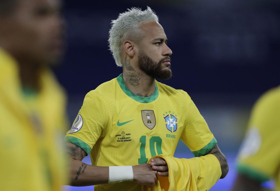 Neymar v reprezentačnom drese Brazílie