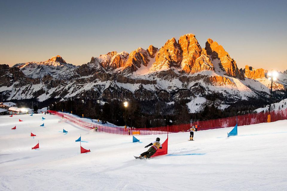 Paralelný obrovský slalom v Cortine d'Ampezzo