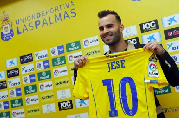 Jesé po podpise s UD Las Palmas