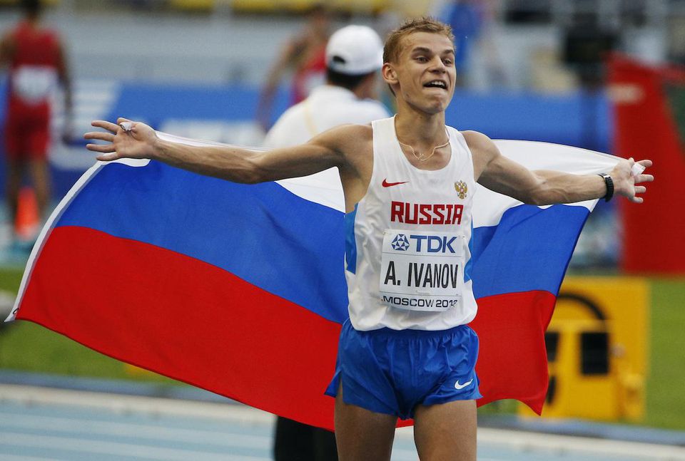Ruský atlét Alexander Ivanov