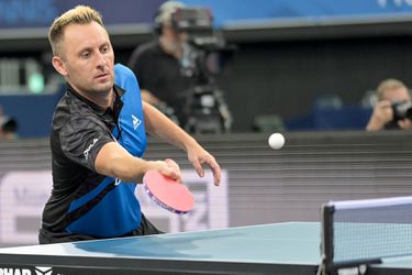 ME: Stolný tenista Ľubomír Pištej končí už v osemfinále štvorhry