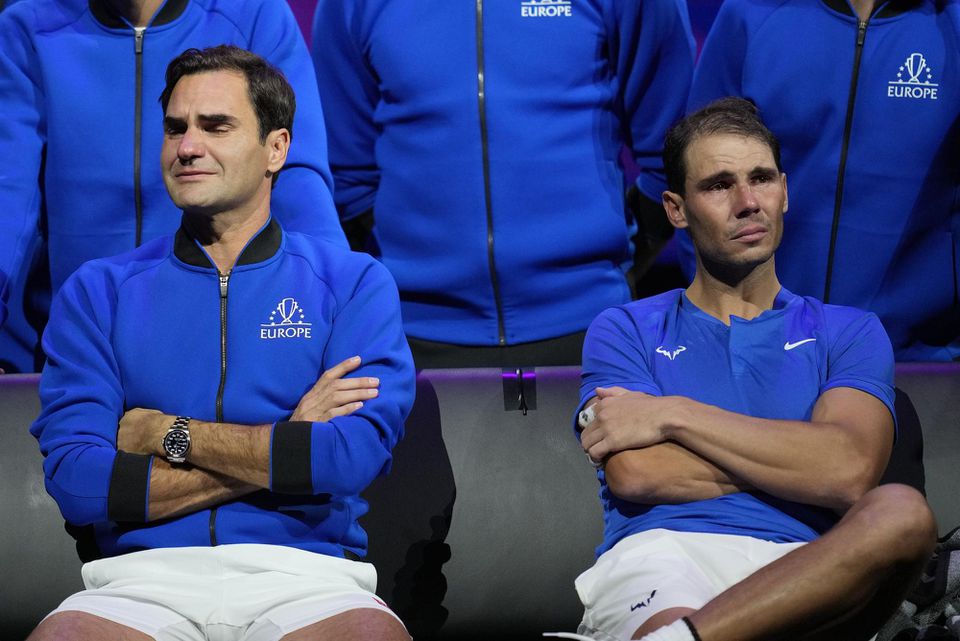Emotívna rozlúčka Rogera Federera s tenisovou kariérou: Plakal aj Rafael Nadal.