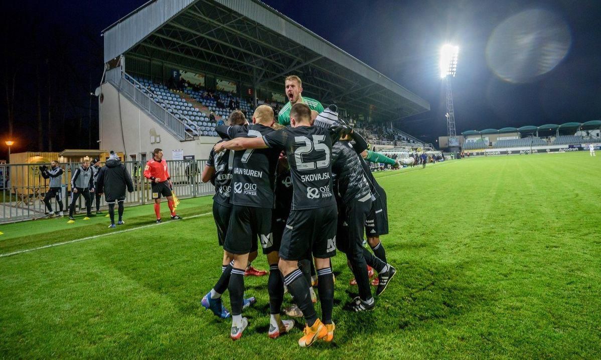 Radosť hráčov SK Dynamo České Budějovice