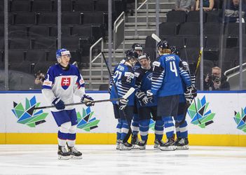 MS v hokeji U20: Ďalší debakel. Slovensko vysoko prehralo s Fínskom