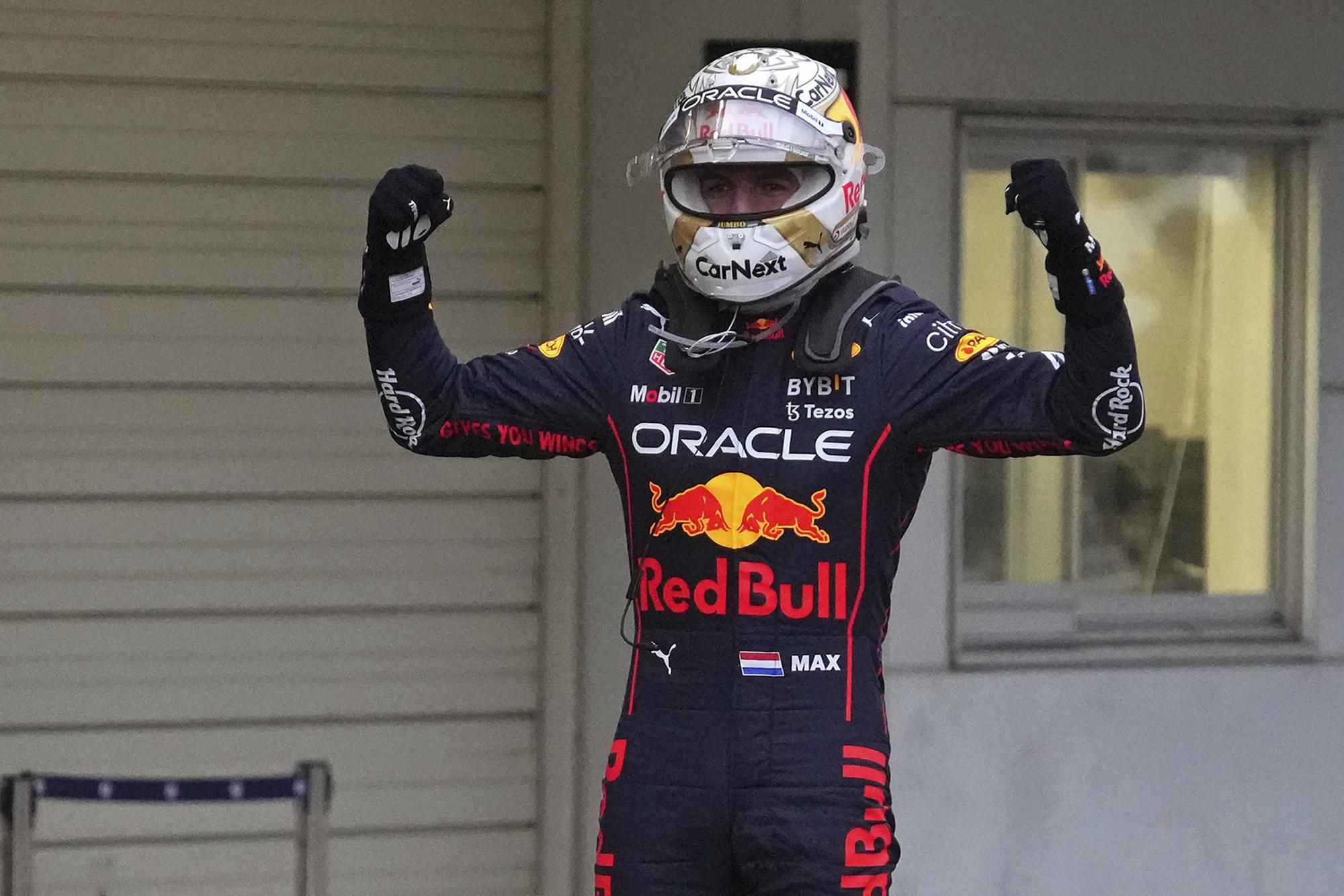 Jazdec tímu Red Bull Max Verstappen.