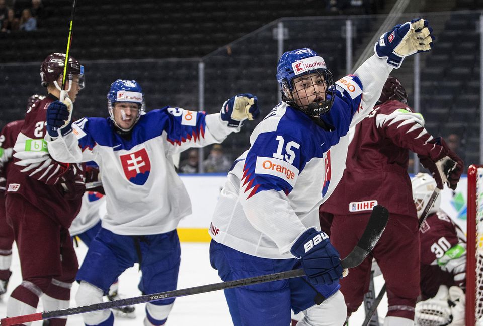 MS v hokeji U20: Lotyšsko - Slovensko