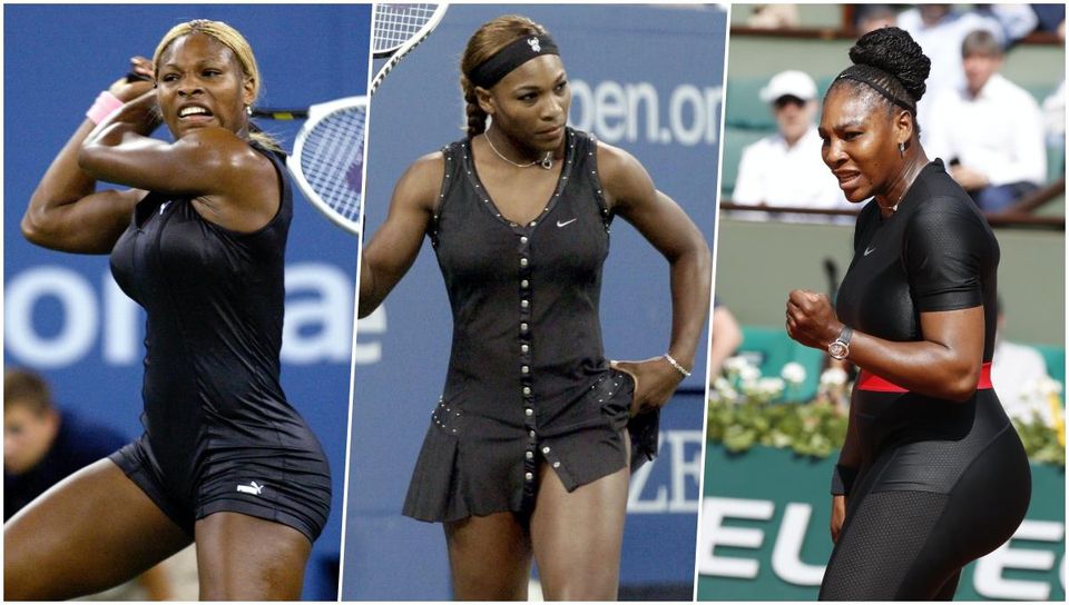 Koláž - Serena Williamsová.