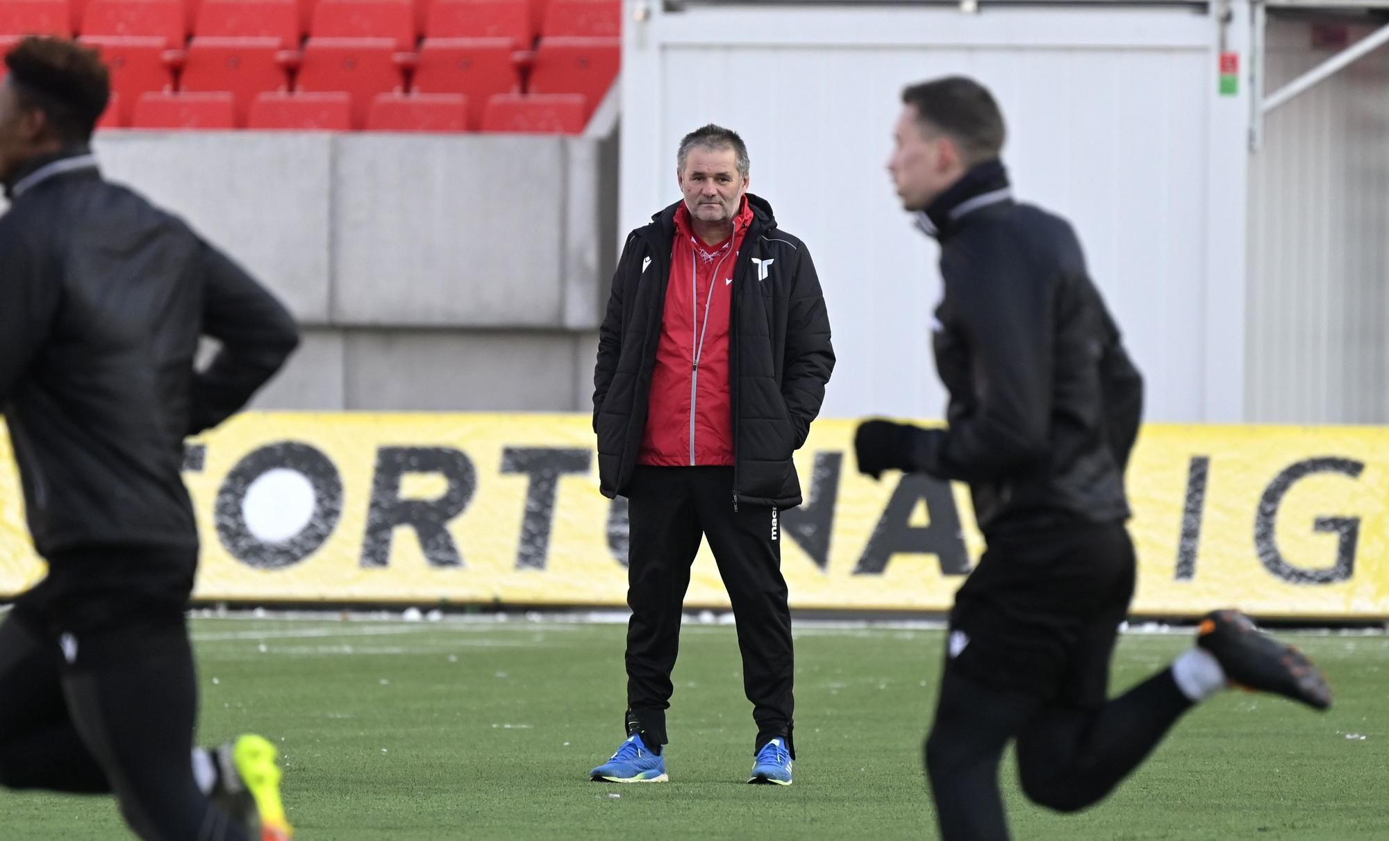 Ivan Galád na tréningu AS Trenčín