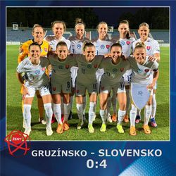 MS žien-kval.: Slovenky strelili najviac gólov a zdolali Gruzínsko