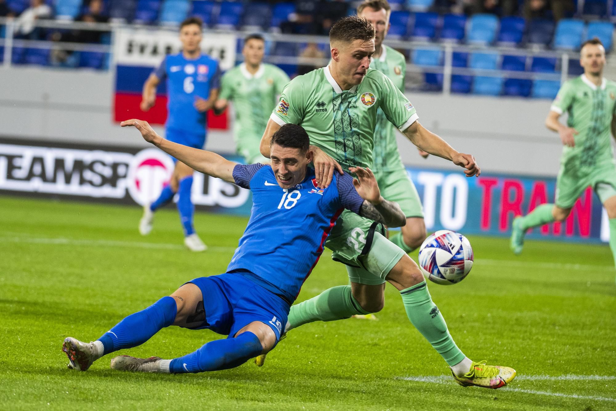 Liga národov: Slovensko - Bielorusko (Erik Jirka, Vladislav Malkevič)