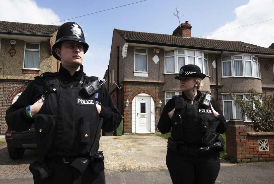 Policia v Británii, ilustračná foto.