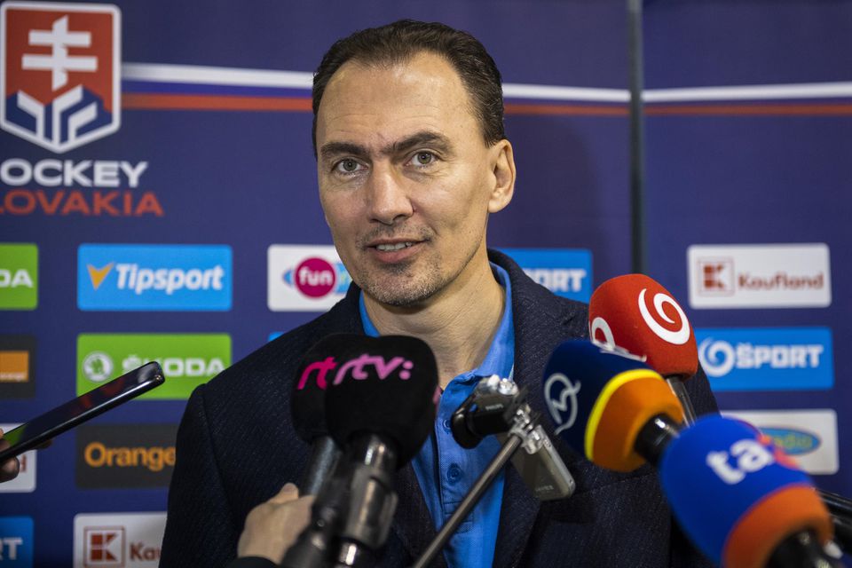 Prezident Slovenského zväzu ľadového hokeja (SZĽH) a generálny manažér reprezentácie Miroslav Šatan