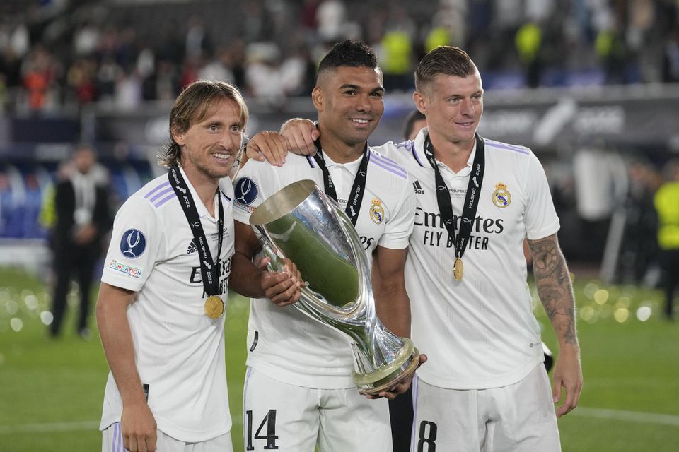 Luka Modric, Casemiro a Toni Kroos, Real Madrid