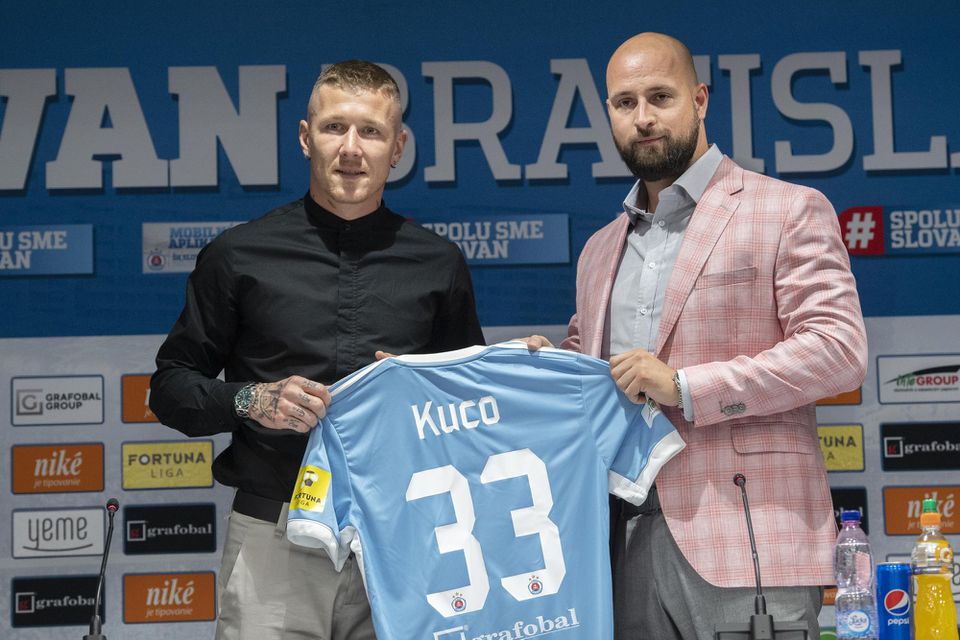 Ivan Kmotrík ml. (vpravo) a Juraj Kucka.