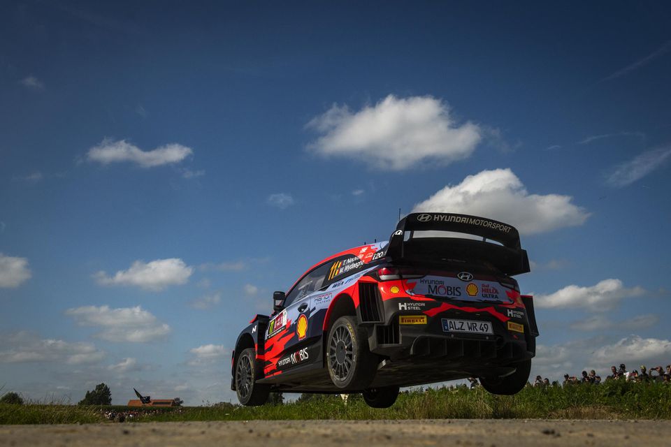 Thierry Neuville počas Rely Belgicka