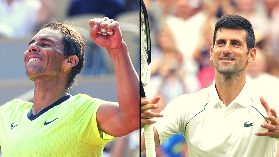 Rafael Nadal a Novak Djokovič.
